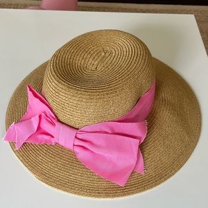 Tuckernuck Toucan Hat with Pink Ribbon